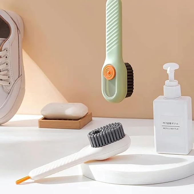 NESTEASE Shoe Cleaning Brush with Liquid Dispenser