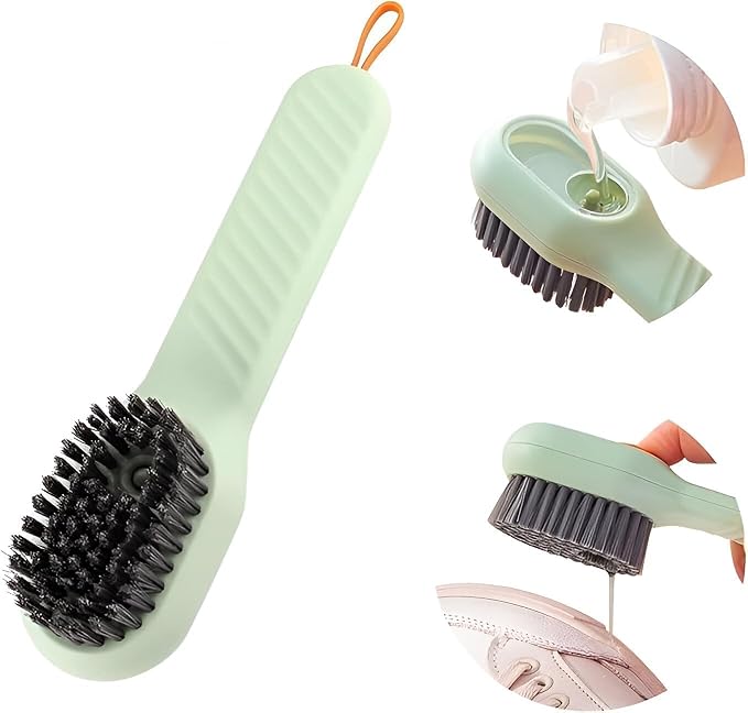 NESTEASE Shoe Cleaning Brush with Liquid Dispenser