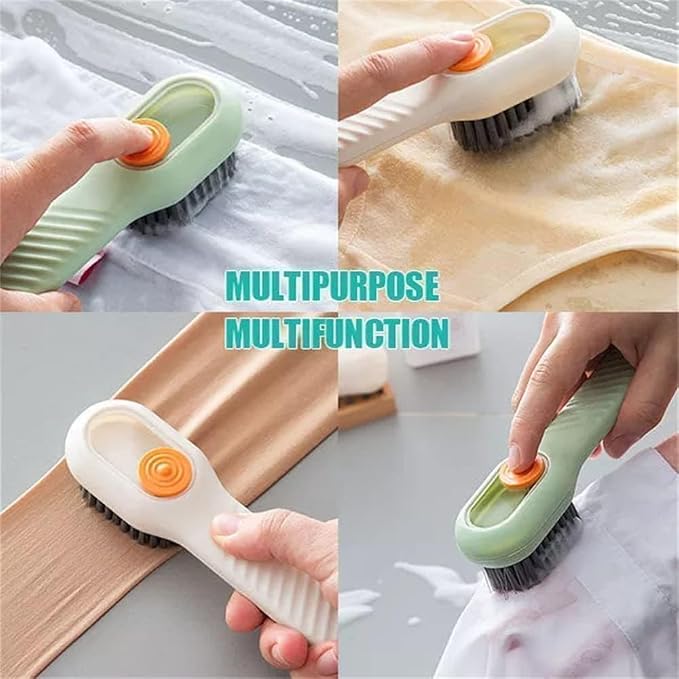 NESTEASE Shoe Cleaning Brush with Liquid Dispenser